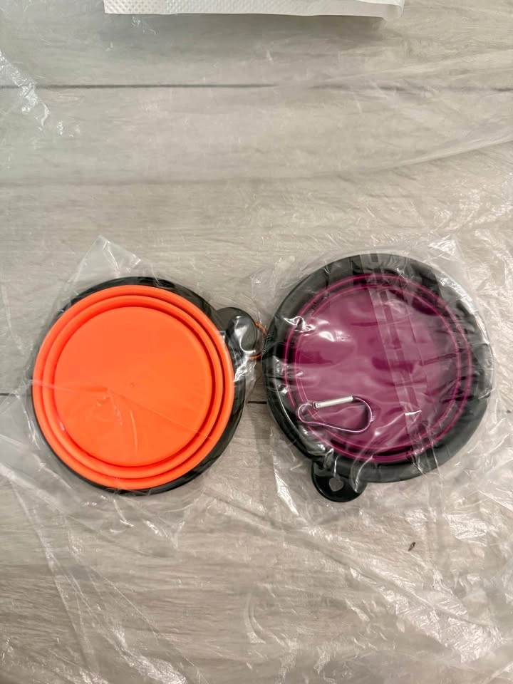 Silicone Pet Bowl Collapsible 2pcs - photo 2