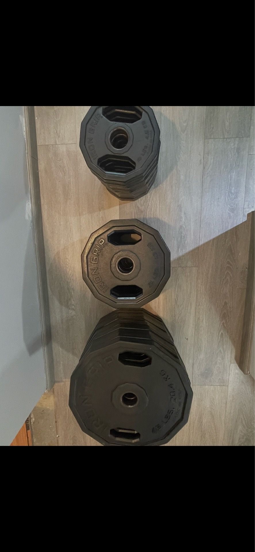 Pre-Owned Iron Grip Urethane Plates For Sale - photo 2