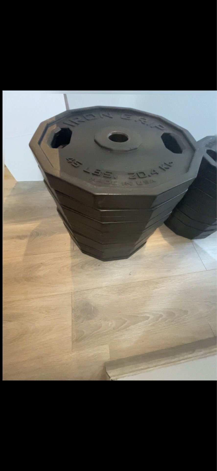 Pre-Owned Iron Grip Urethane Plates For Sale - photo 3