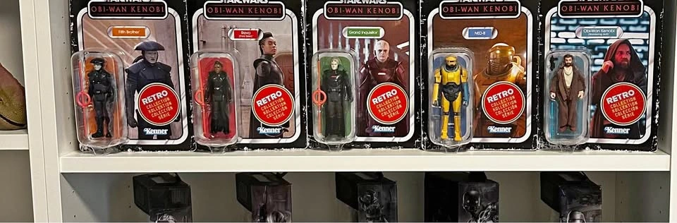 Kenner Star Wars Retro Collection Obi-Wan Kenobi Figures Set of