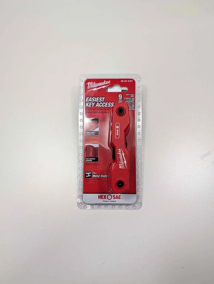 Milwaukee 9-Key SAE Folding Hex Key Set