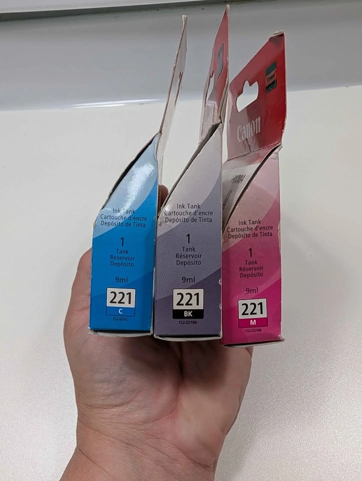 Genuine Canon 221 Ink Cartridges - photo 4