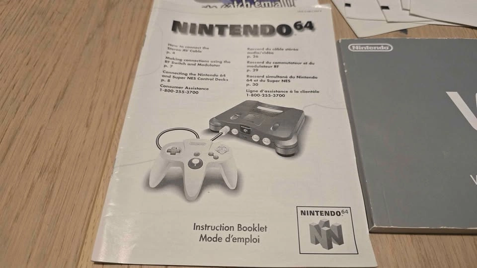Nintendo 64, Wii, Xbox, and Game Gear Instruction Manuals - photo 2