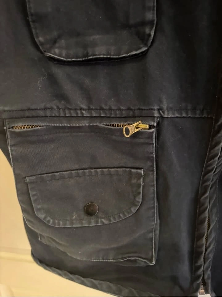 Polo Ralph Lauren Navy Utility Vest with American Flag Patch - photo 4