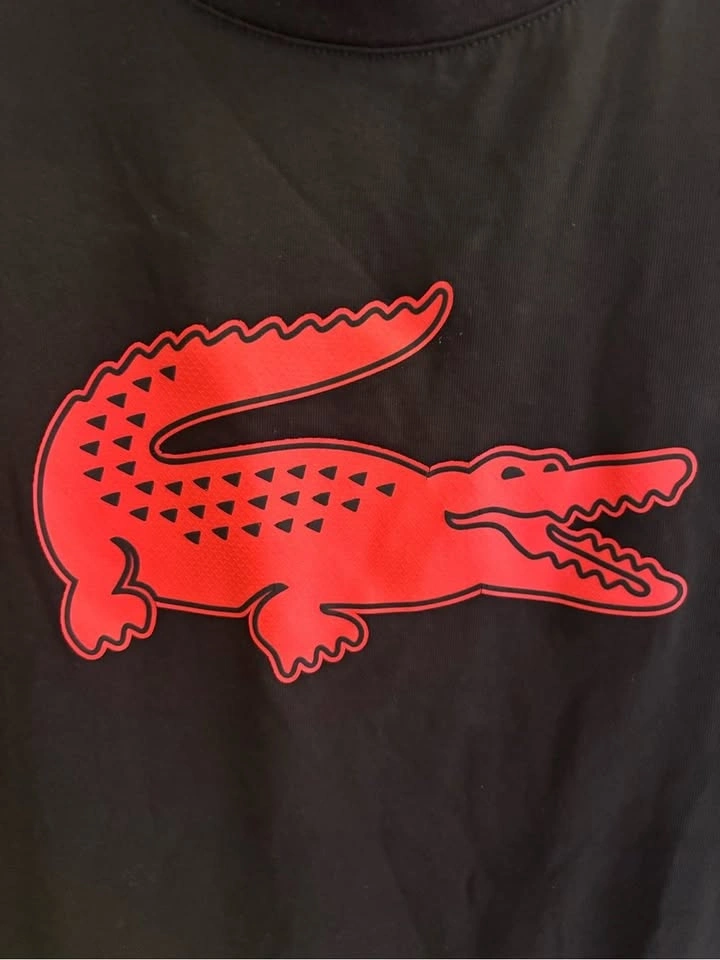 Lacoste Sport Ultra Dry T-Shirt Men’s Large Red Crocodile - photo 2