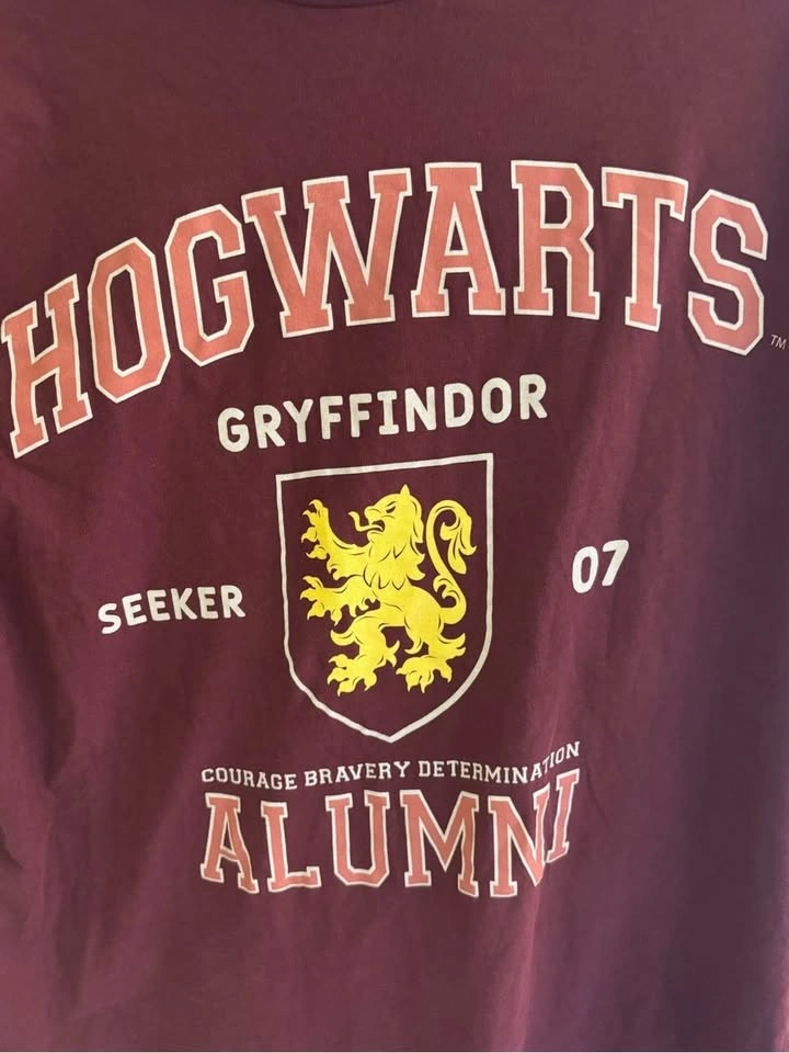 Harry Potter Gryffindor Alumni Short Sleeve T-Shirt - Maroon - photo 2