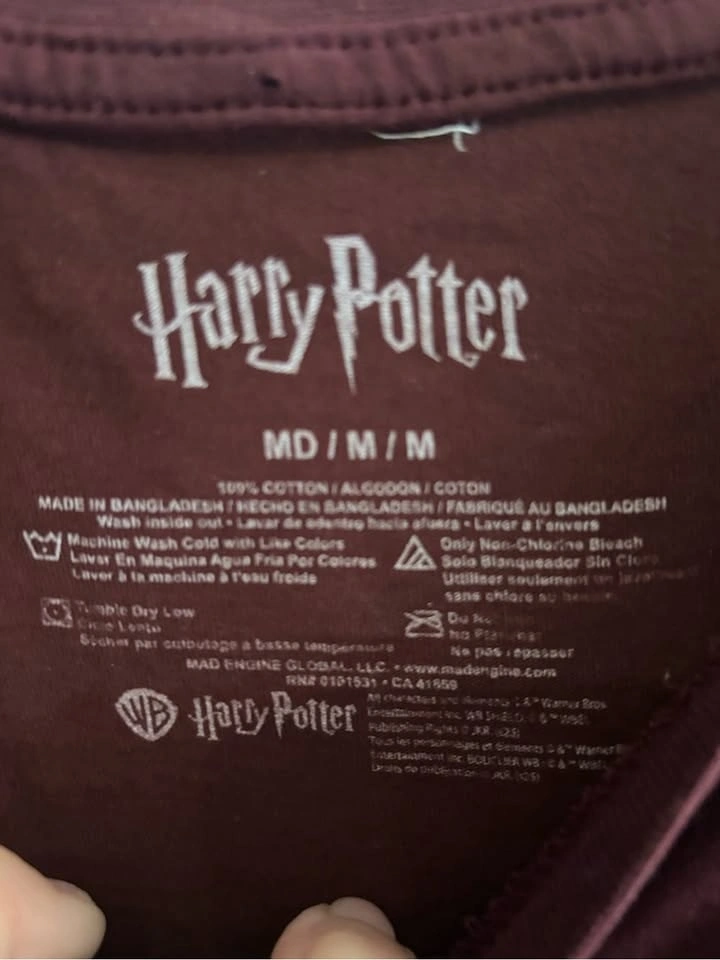 Harry Potter Gryffindor Alumni Short Sleeve T-Shirt - Maroon - photo 3