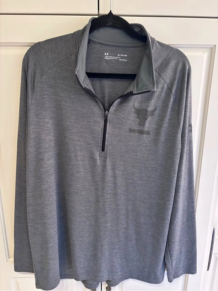Under Armour Project Rock HeatGear 1/4 Zip Pullover Men’s XL