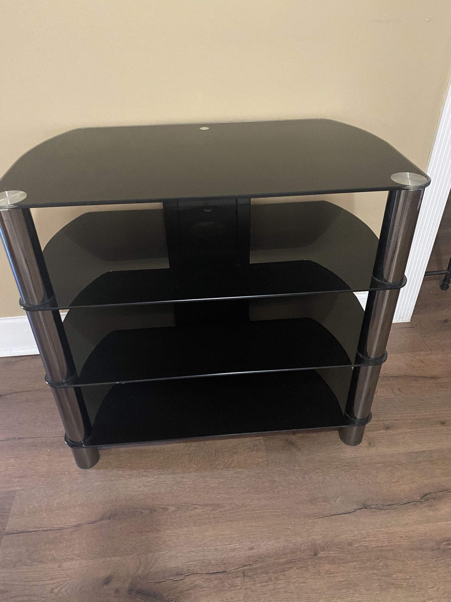 Black Glass Table