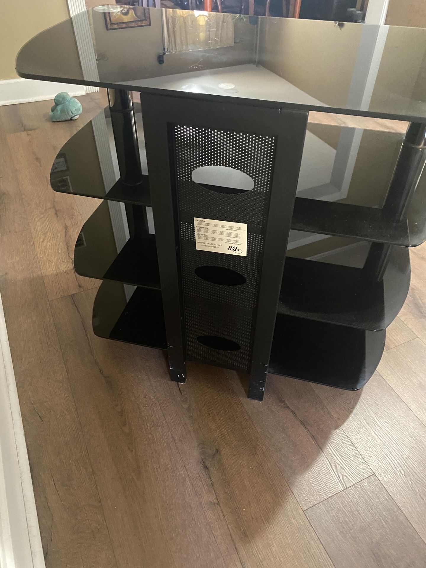 Black Glass Table - photo 4