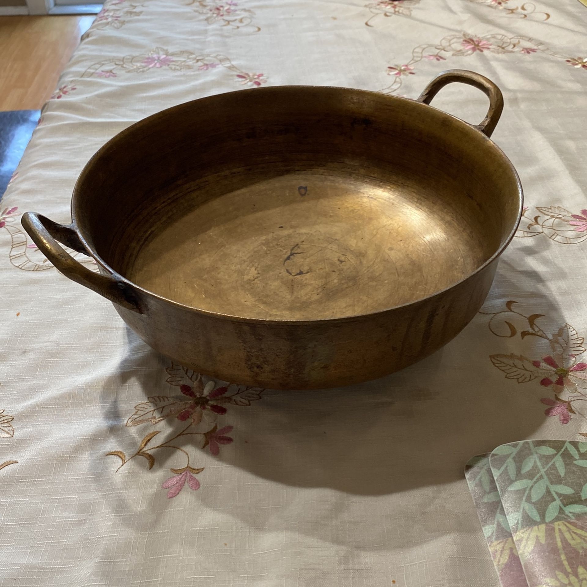 Pure 100% Bronze 12 In Pan