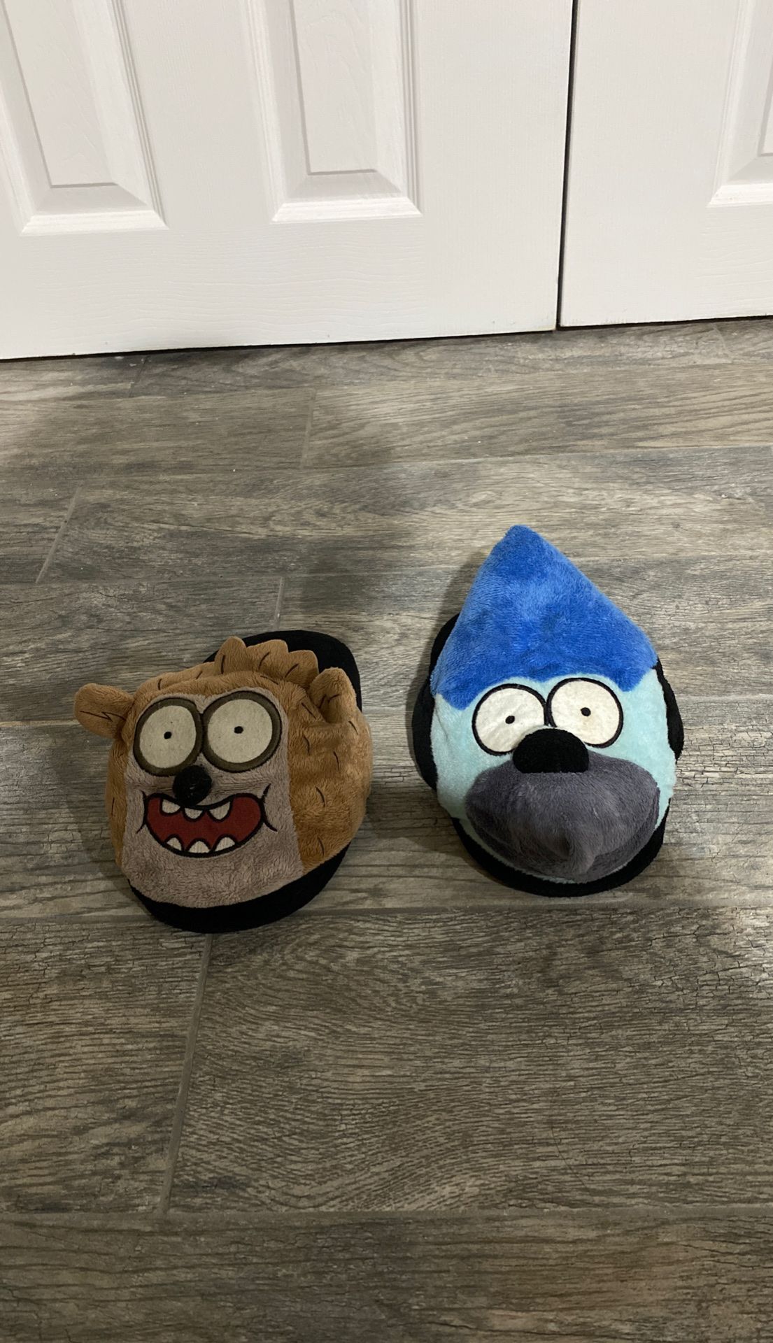 Morty and Rigby show slippers