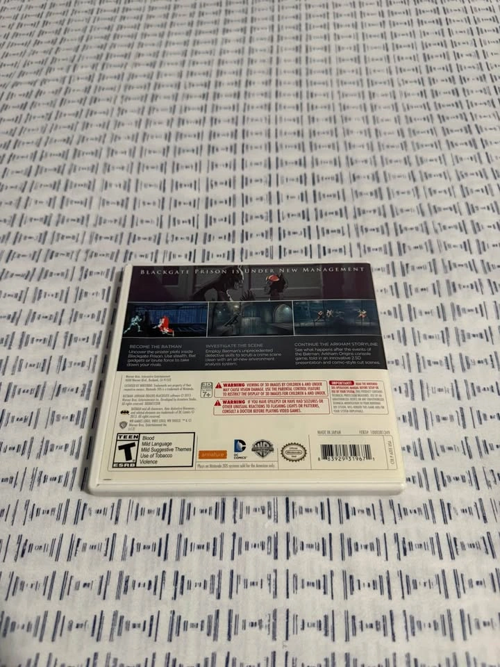 Batman Arkham Origins Blackgate Nintendo 3DS Game - photo 2