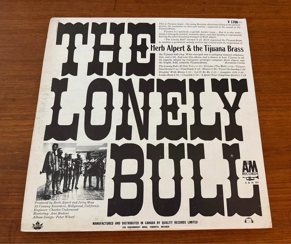 Vintage 1962 Herb Alpert & The Tijuana Brass – The Lonely Bull - photo 5