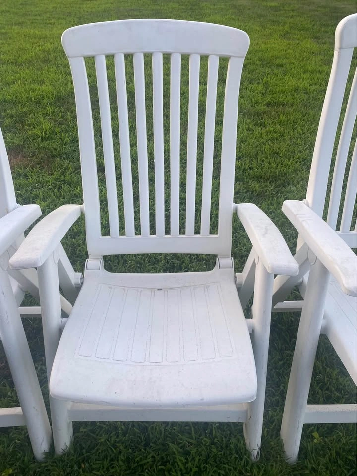 Set of 3 Resin Sturdy Lawn Chairs - photo 3