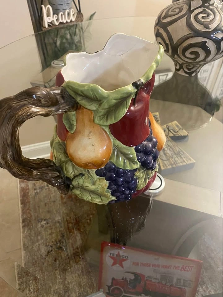 Home Interiors Sonoma Villa Decorative Fruit Pitcher - photo 2