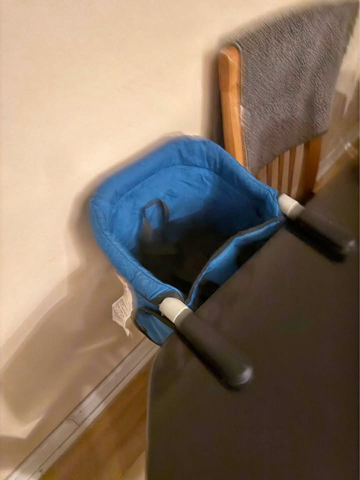 Hook On Chair,Clip on High Chair, Fold-Flat Storage Baby Seat