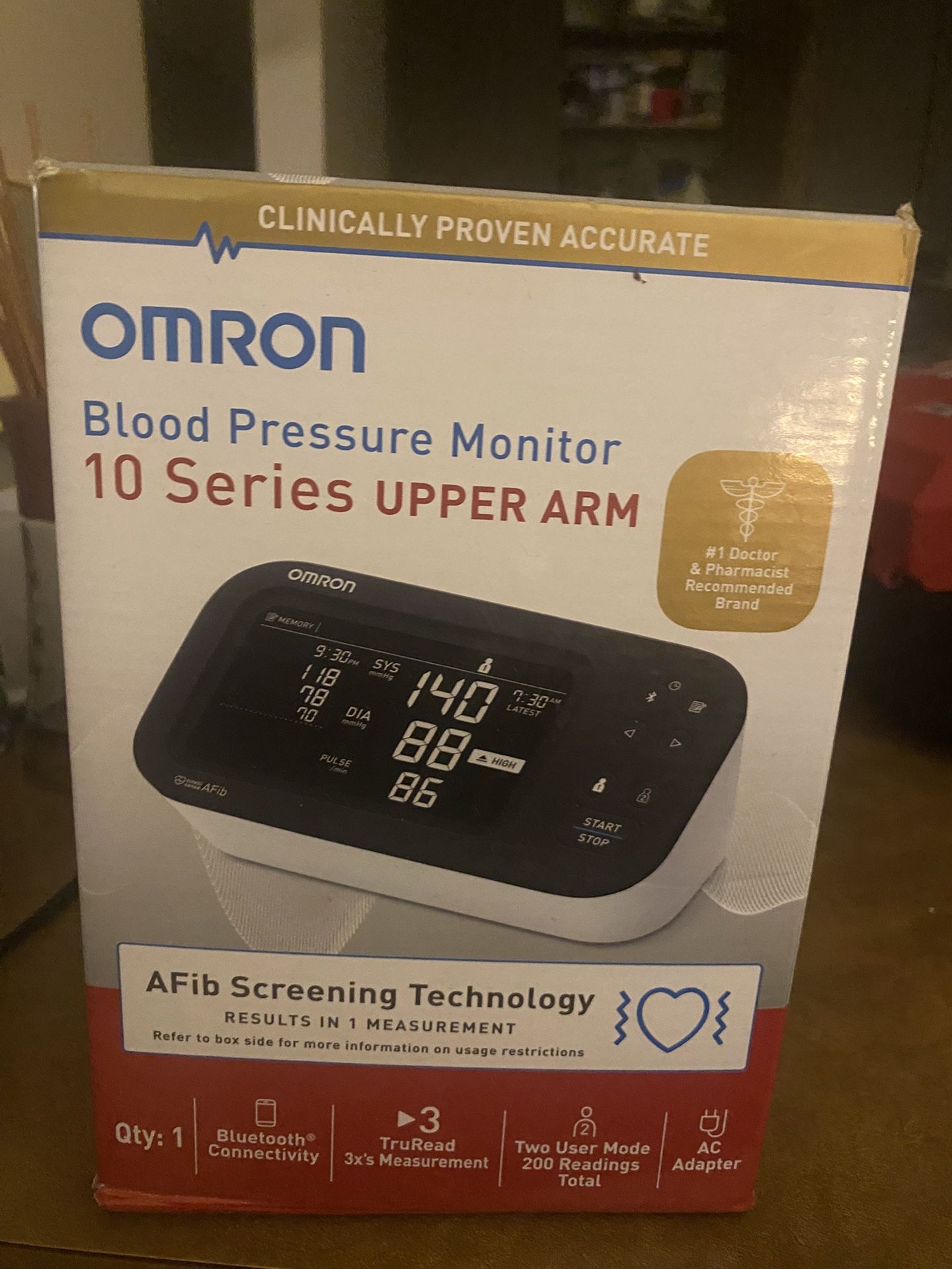 New Omron 10 Series Blood Pressure Monitor