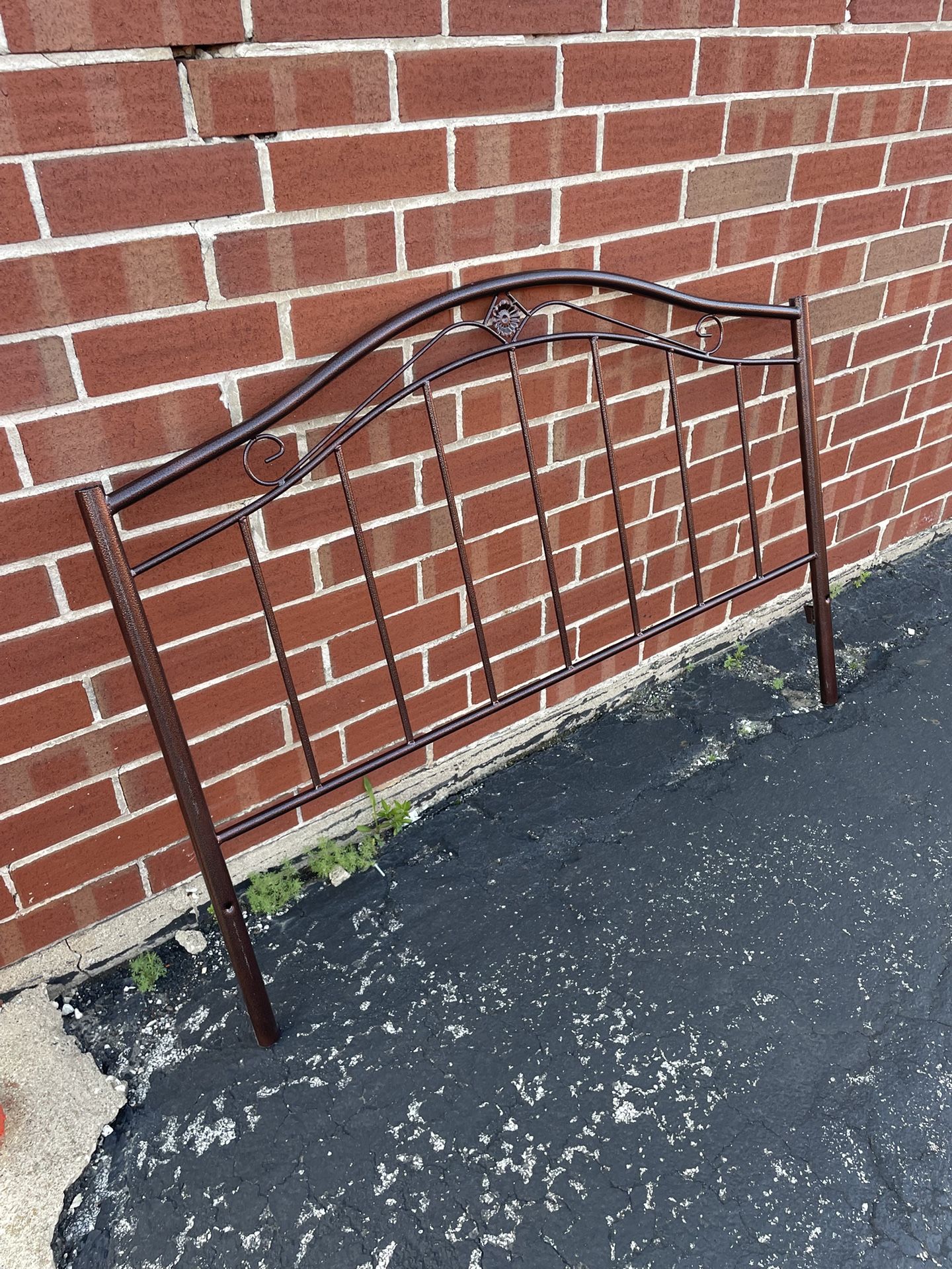New Wayfair Bronze Queen Wrought Iron Headboard Footboard