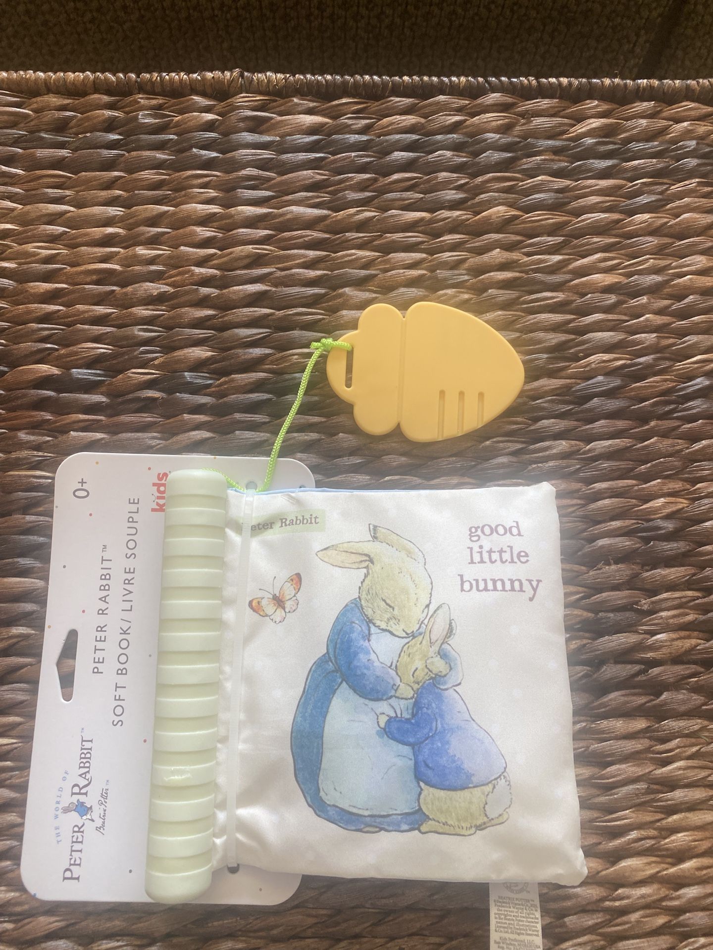 New Beatrix Harry Potter Rabbit Teether Book