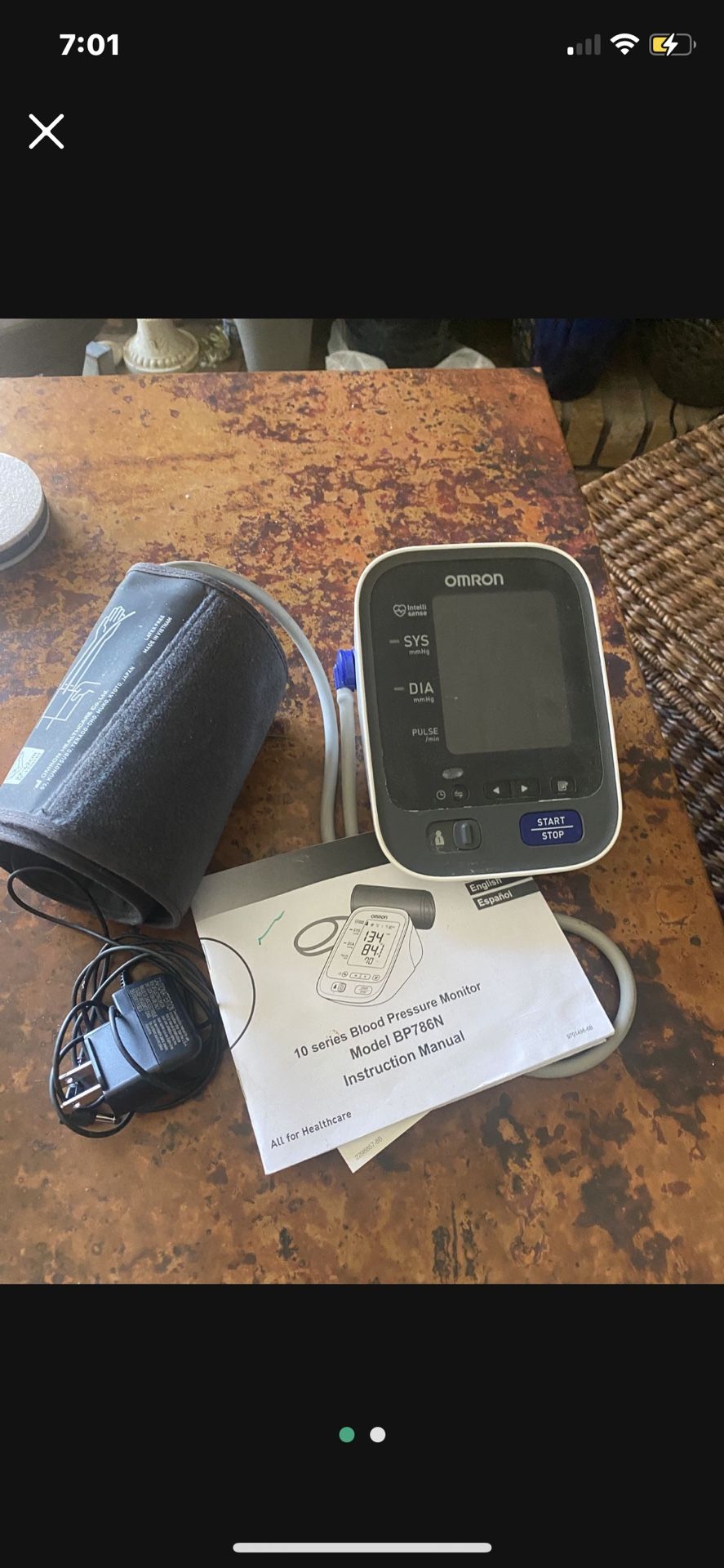 Omron Blood Pressure Monitor