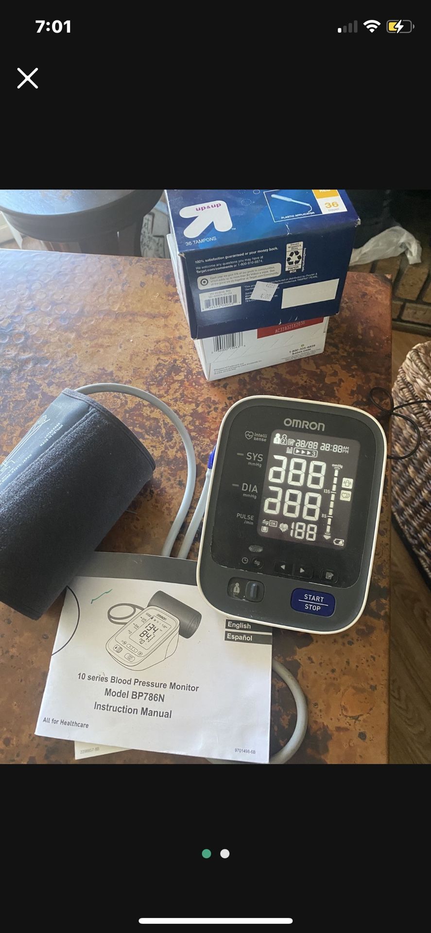 Omron Blood Pressure Monitor - photo 2