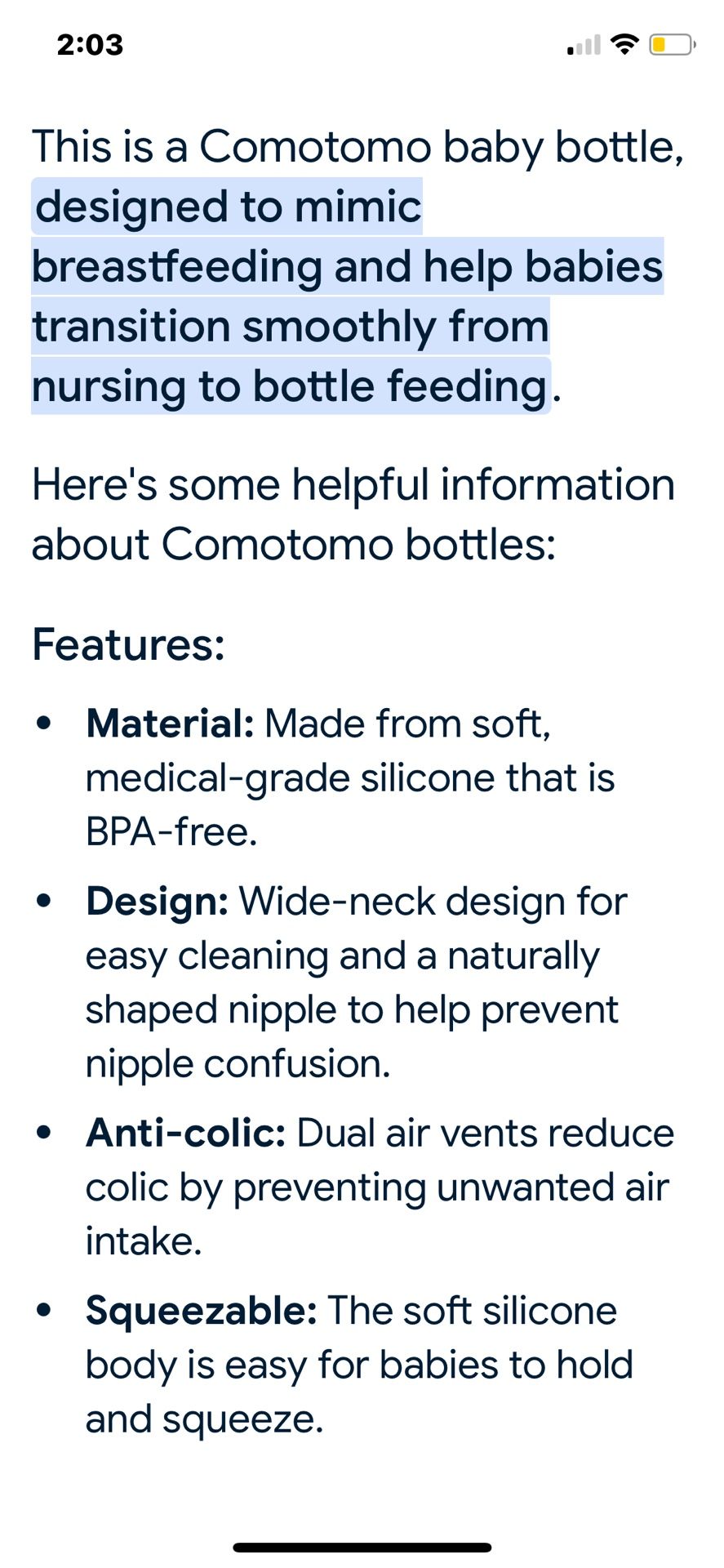 Comotomo 5 Oz Baby Bottles (4) - photo 3