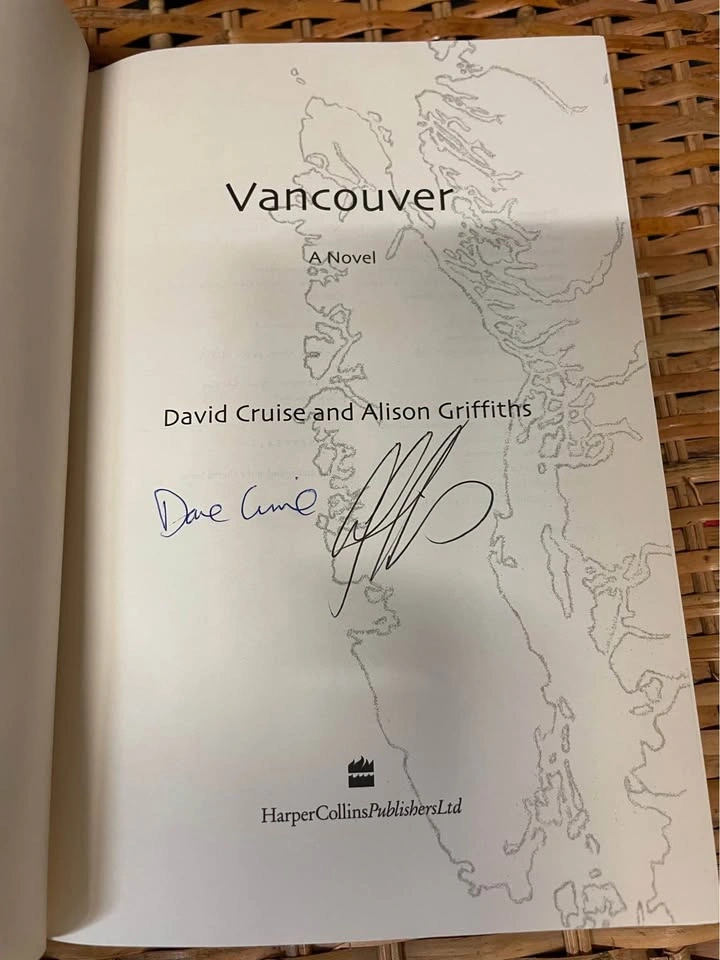 Signed First Edition Hardcover - Vancouver: A Novel - photo 2