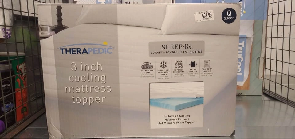 Therapedic SleepRX Gel Memory Foam Mattress Topper (Queen) - photo 2