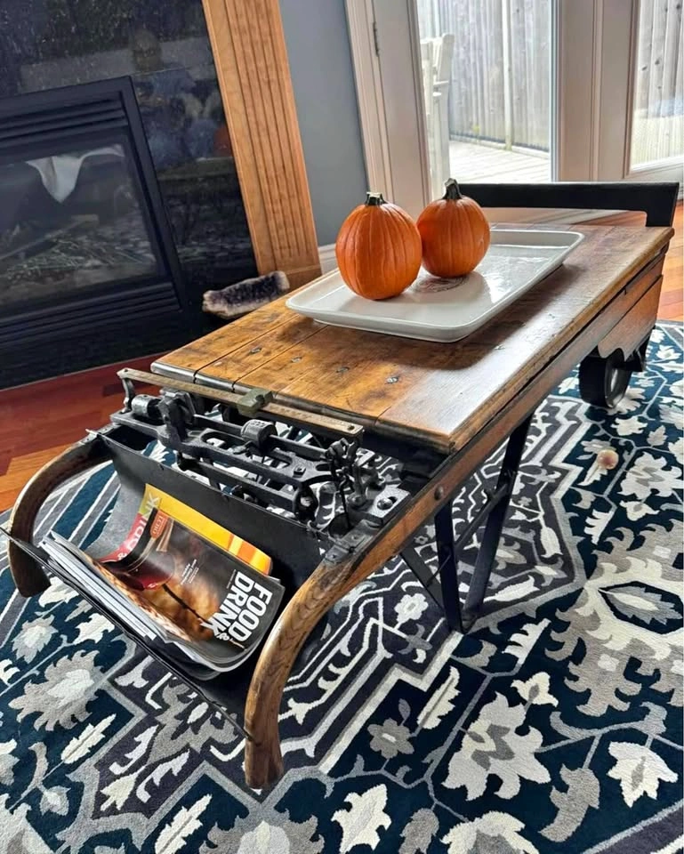 Antique Renfrew Grain Scale Coffee Table