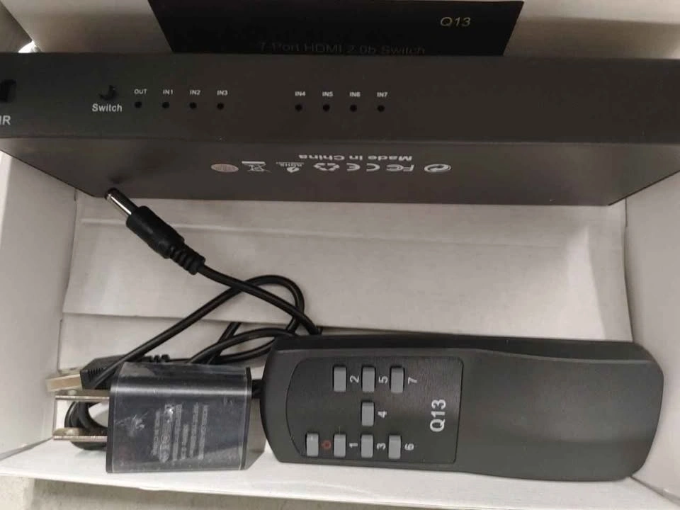 7x1 HDMI Switcher 4K@60Hz - Connect 7 devices to 1 TV! - photo 4