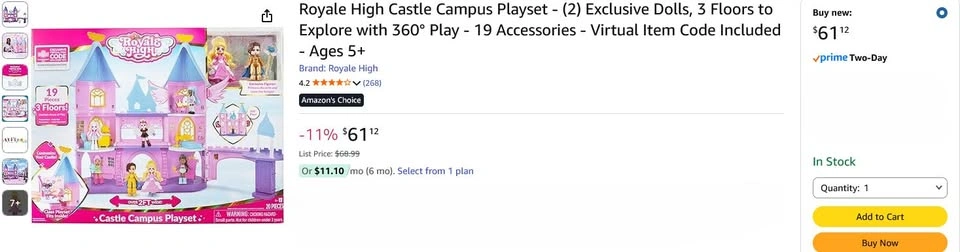 Royale High Castle Campus Playset - photo 2
