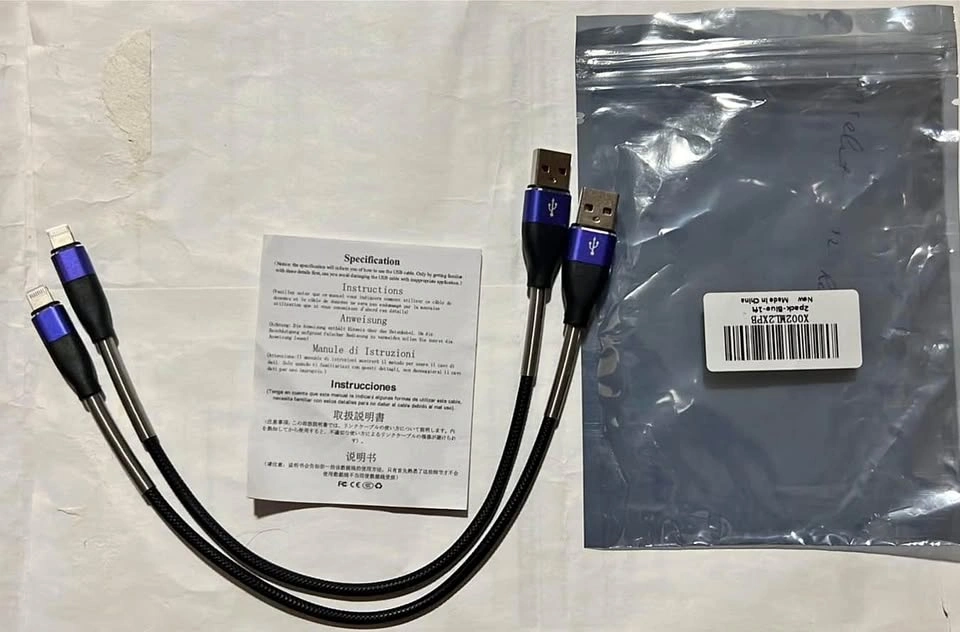 iPhone Lightning Charging Cables (2pk)