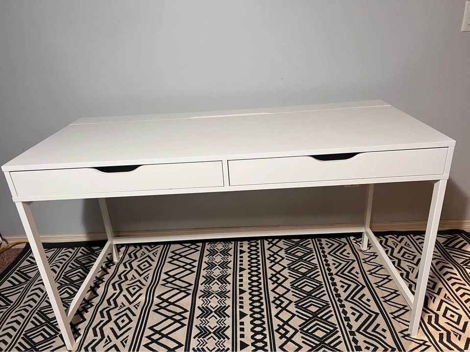 IKEA ALEX Desk White – Office/Study Desk with Storage - photo 2