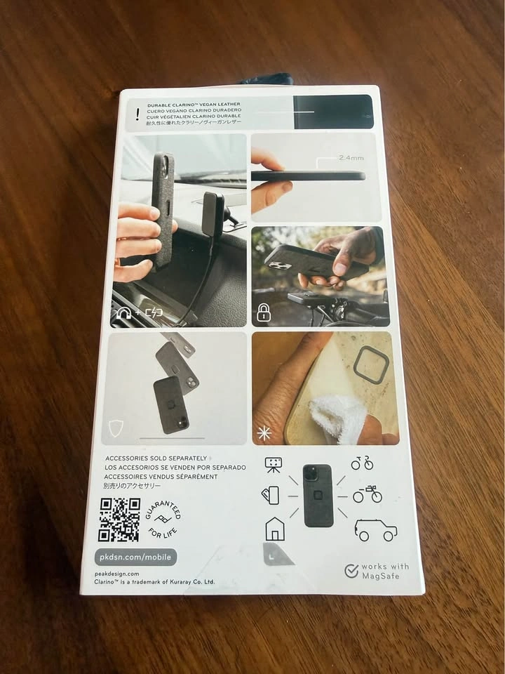 Peak Design Everyday Clarino Case | iPhone 16 Pro Black - photo 2