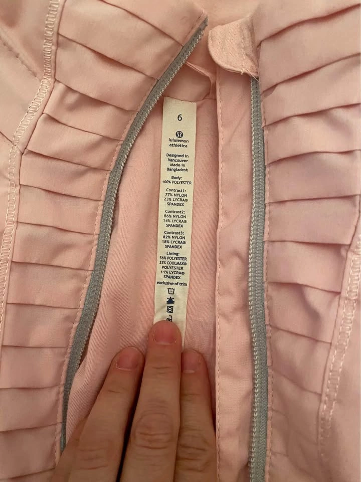 Lululemon pink jacket with hood size 6 - photo 2