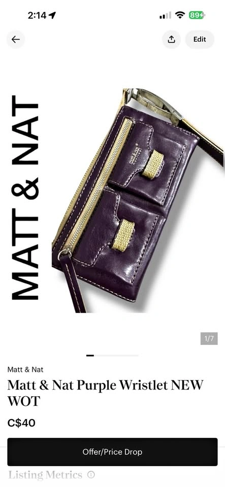 Matt & Nat purple walker