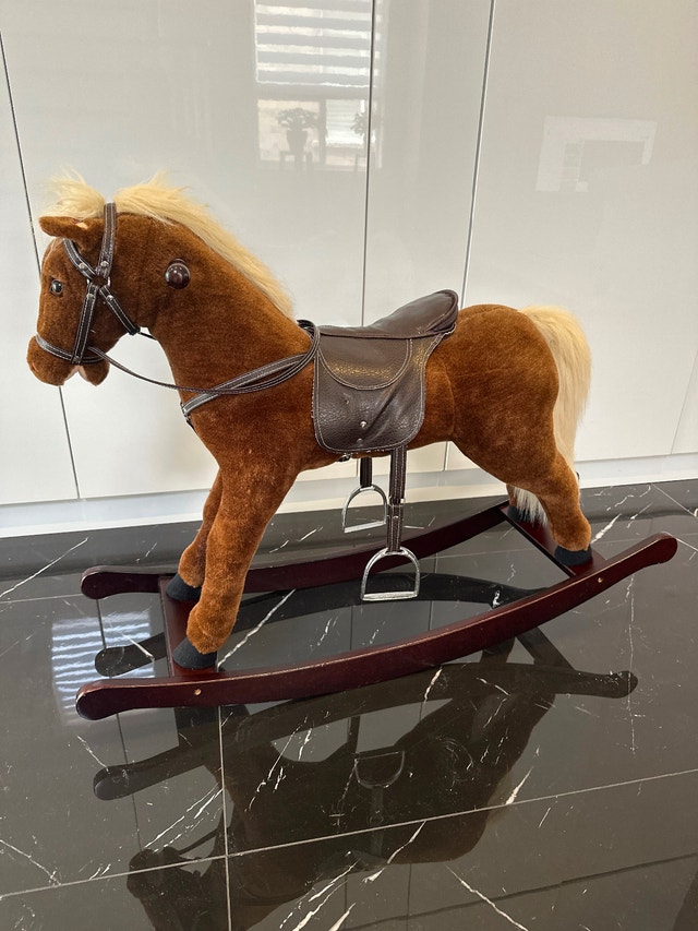 Qaba plush rocking horse with realistic sounds - photo 3