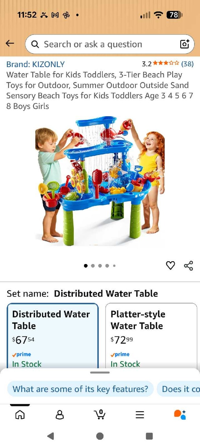 KIZONLY 3-Tier Kids Water Table