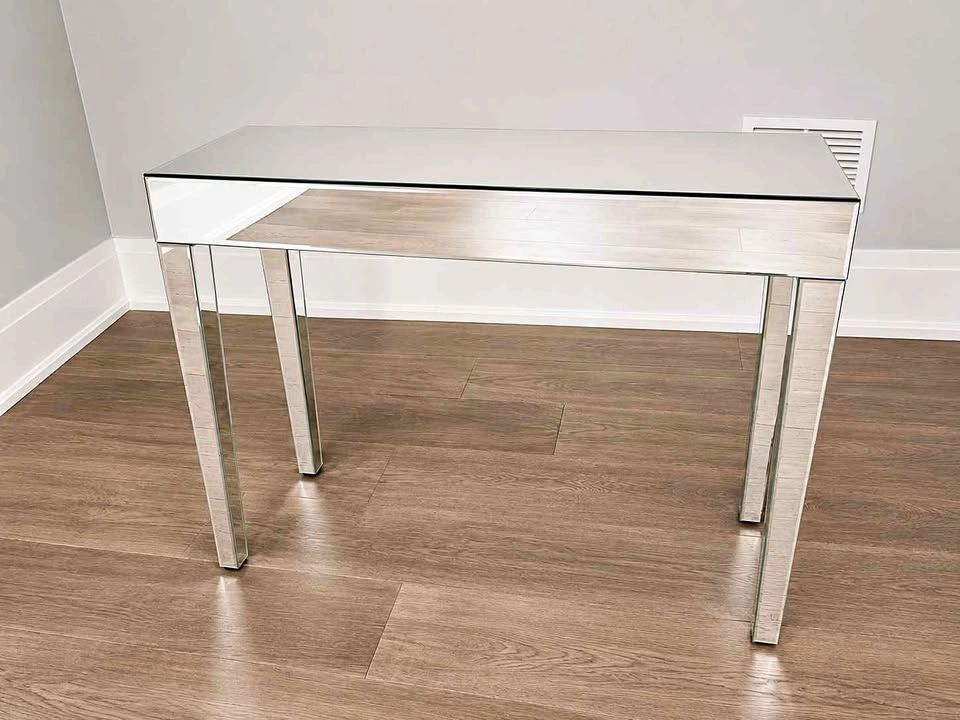 Luxury Mirrored Console Table | Modern Glam Accent Table - photo 2