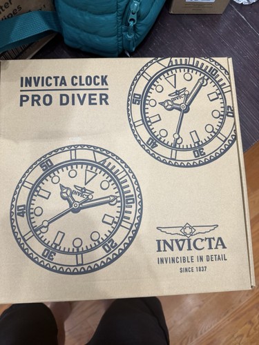 Invicta 12 Inch Blue Pro Diver Wall Clock - photo 2