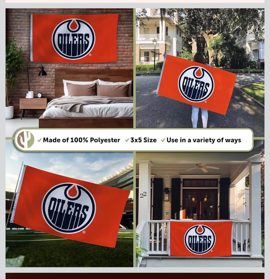 Edmonton Oilers 3x5 Flag - photo 2