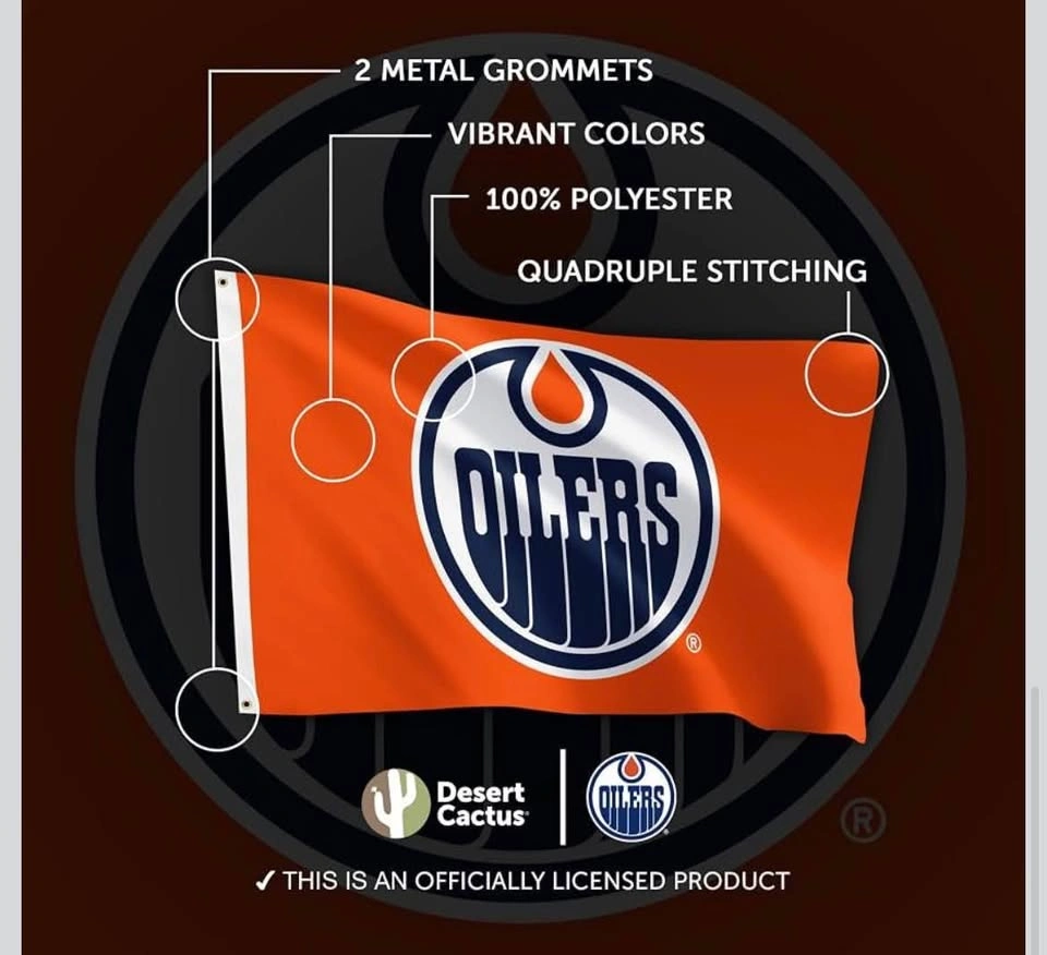 Edmonton Oilers 3x5 Flag - photo 3