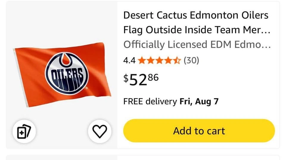 Edmonton Oilers 3x5 Flag - photo 5