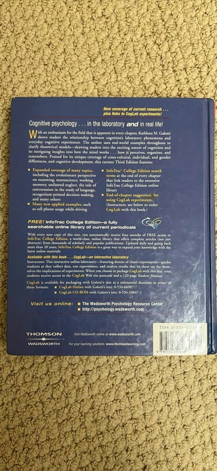 Cognitive Psychology In and out of the laboratory 3rd Ed - photo 2