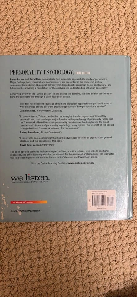 Personality Psychology: Domains of Knowledge (3rd Edition) - photo 2