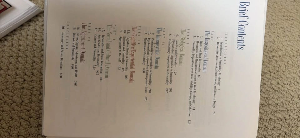 Personality Psychology: Domains of Knowledge (3rd Edition) - photo 3