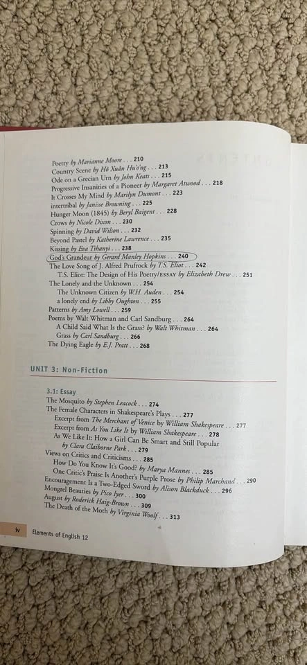 Elements of English 12 Textbook Harper Hilker Smith - photo 3