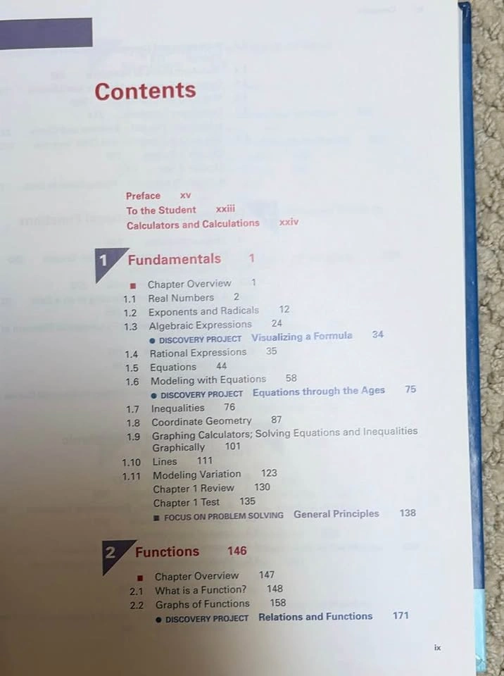 Precalculus Fifth Edition Textbook + Solution Manual - photo 2