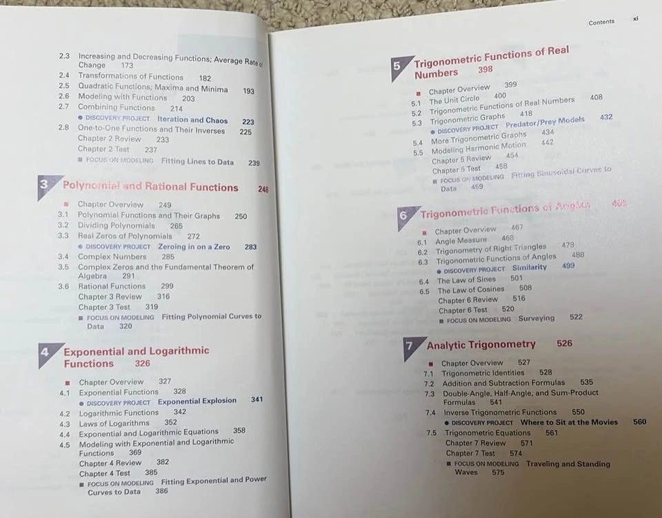 Precalculus Fifth Edition Textbook + Solution Manual - photo 3